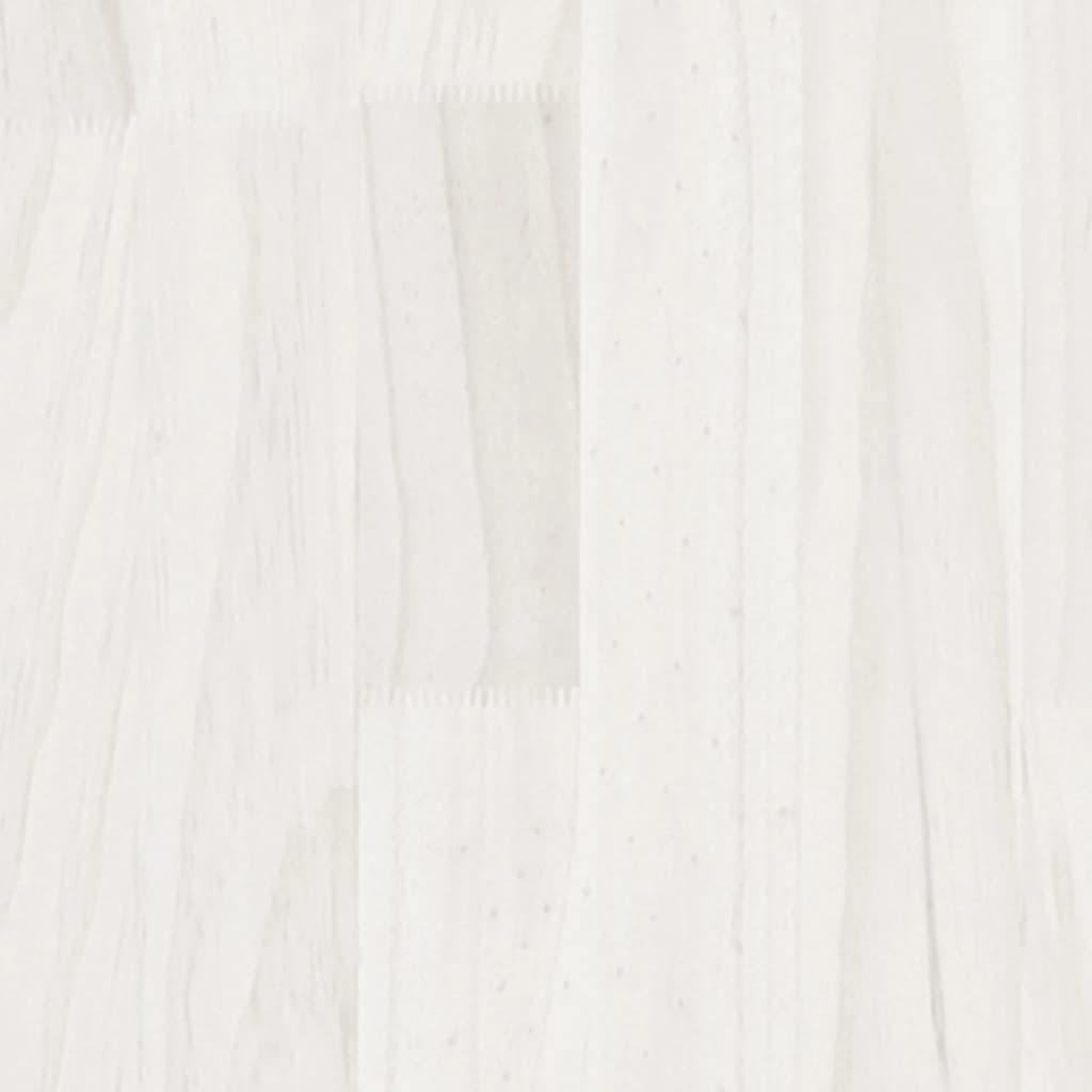 Comodini pz. 40x31x40 cm pino massello - bianco, 2 - number 8.