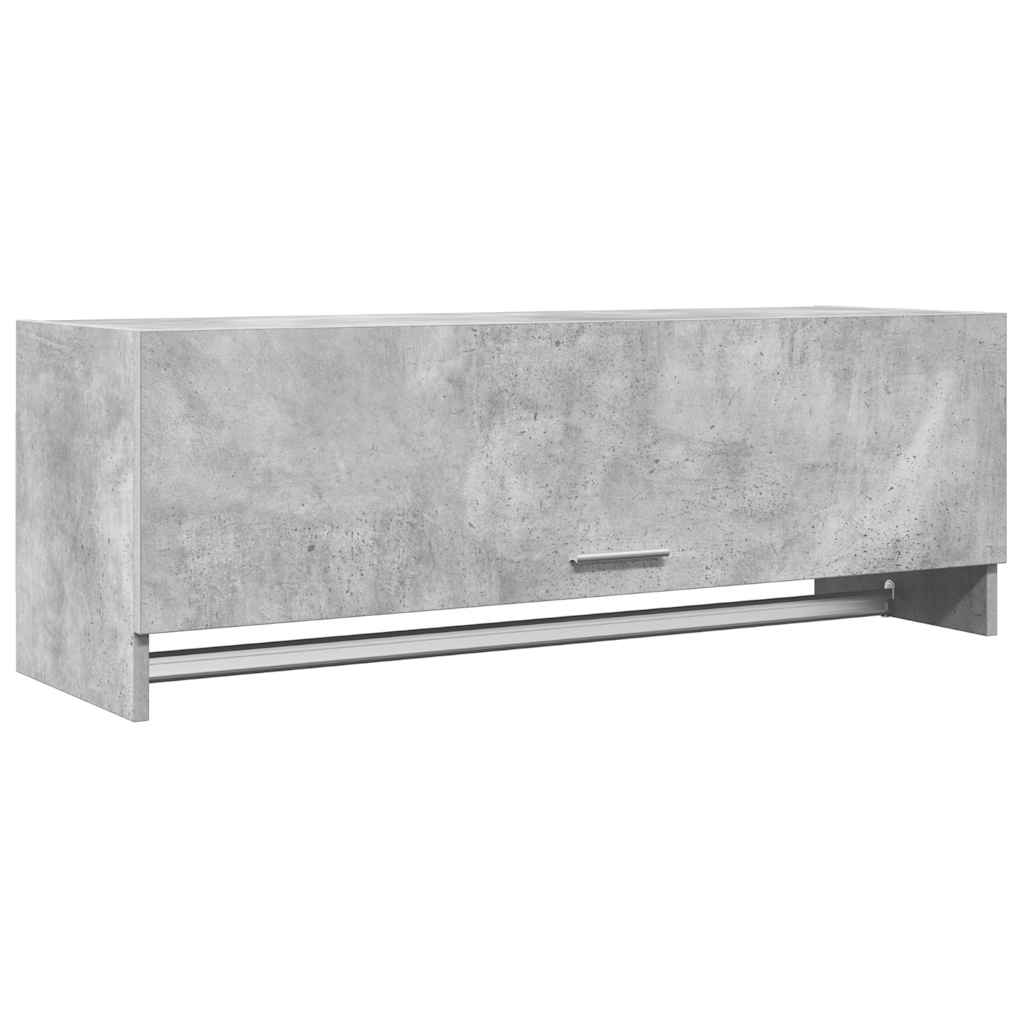 Ormar 100x32,5x35 cm konstruirano drvo - beton siva, 1 - number 2.