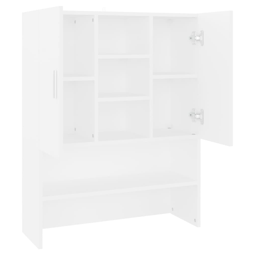 Bathroom cabinet 70.5x25.5x90 cm - white, 1 - number 5.