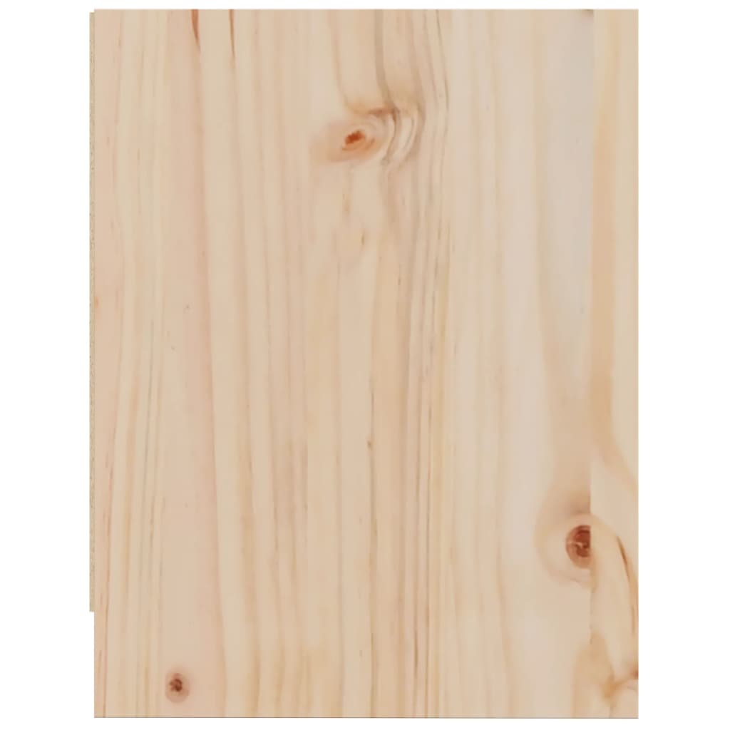 Sengebord 40x30,5x40 cm massivt fyrretræ - naturfarvet, 1 - number 6.