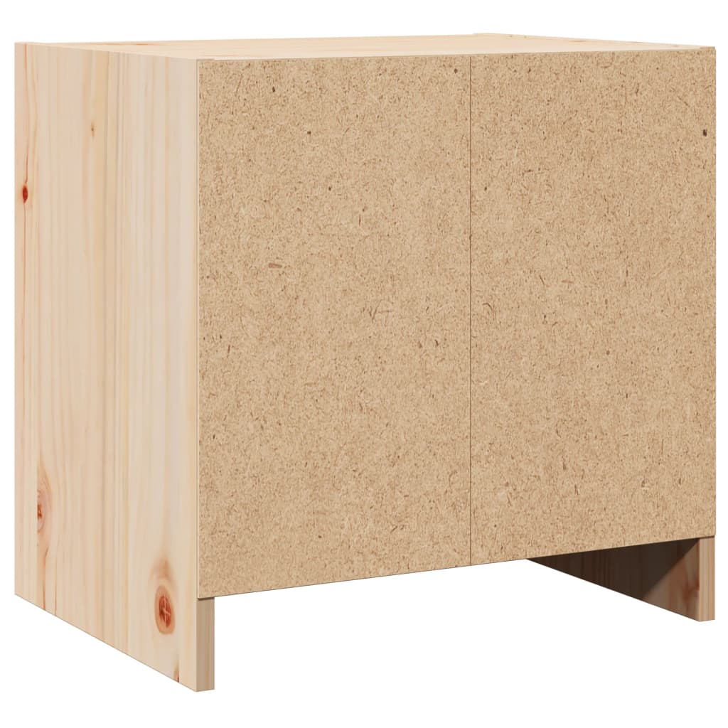 Sengeborde stk. 40x30,5x40 cm massivt fyrretræ - naturfarvet, 2 - number 6.