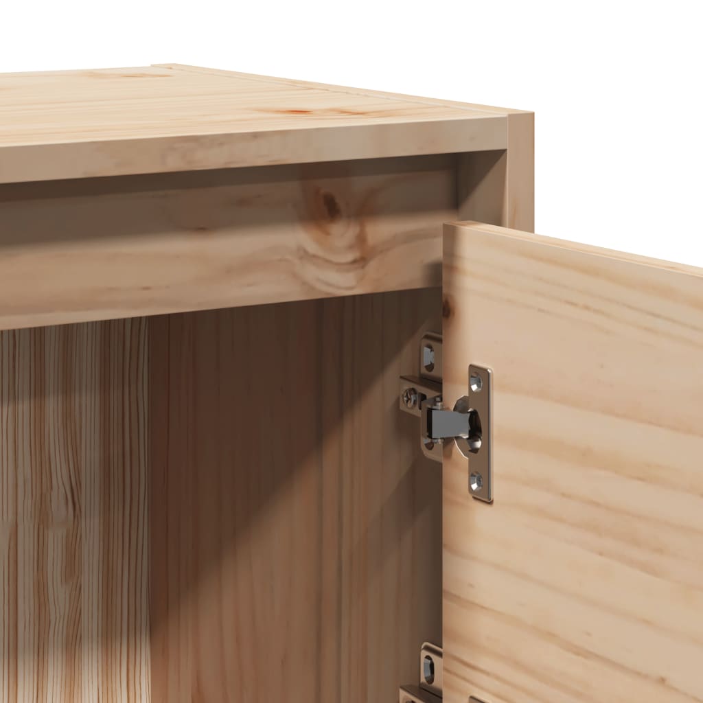 Sengeborde stk. 40x30,5x40 cm massivt fyrretræ - naturfarvet, 2 - number 8.