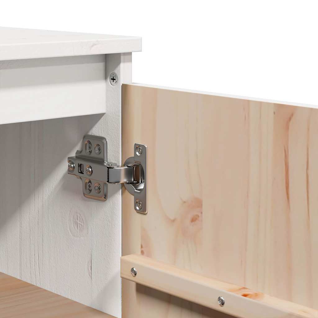 Sideboard 60x36x84 cm massiv furu - vit, 1 - number 9.