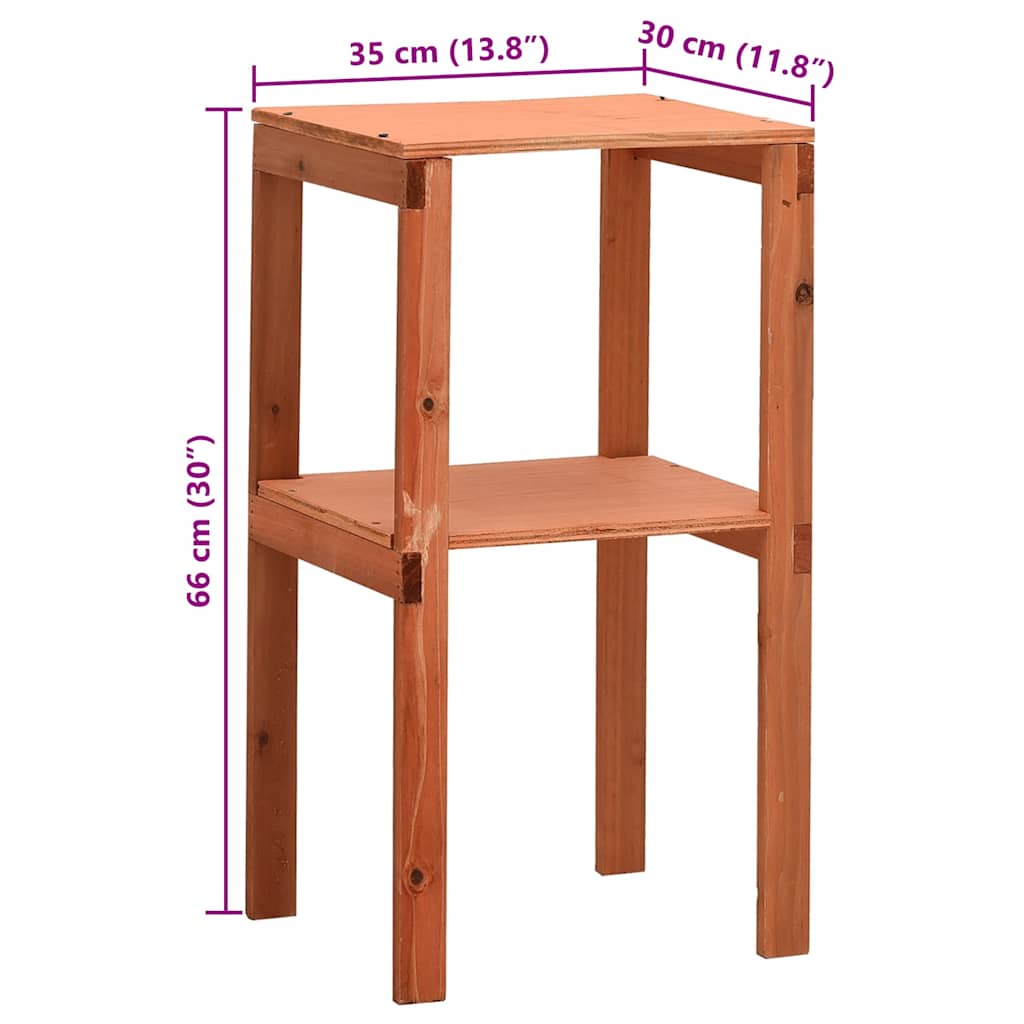 Redskabsskur til haven 136x75x160 cm massivt grantræ - number 11.