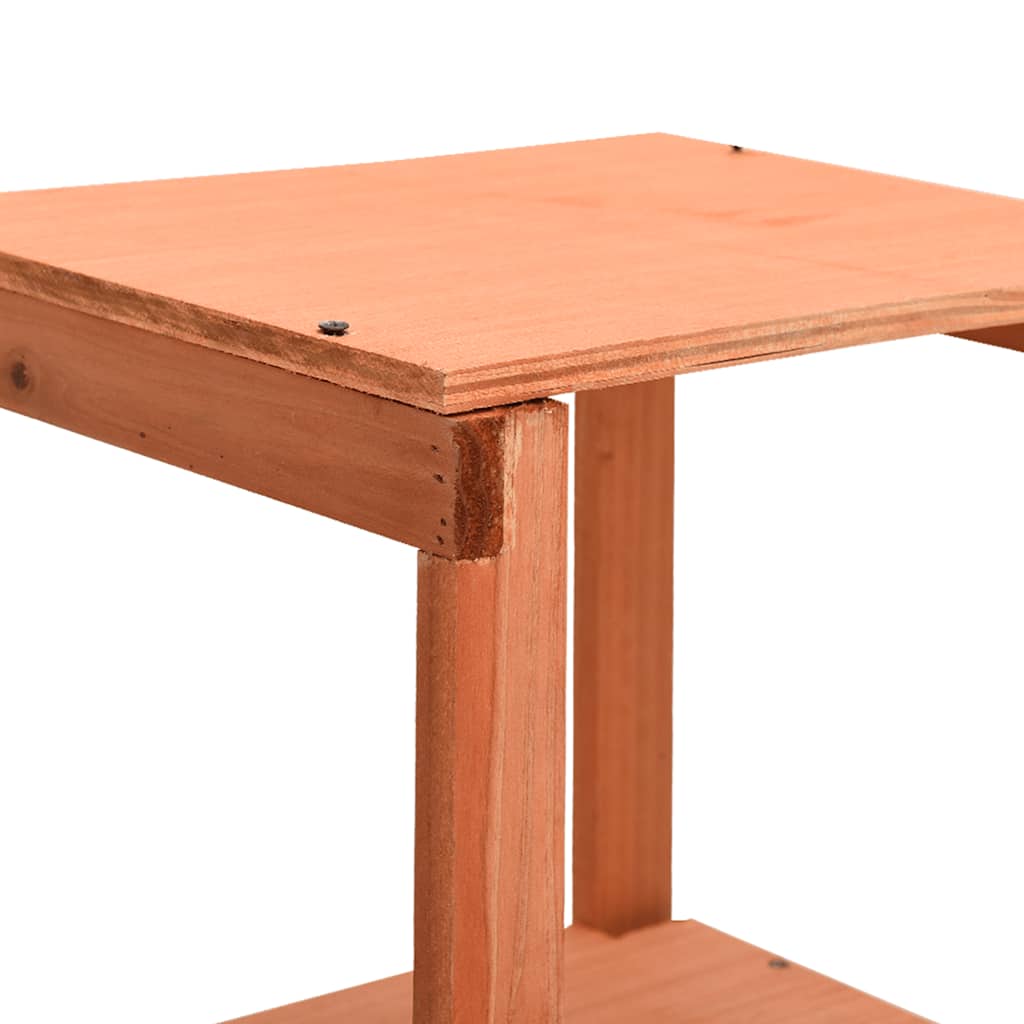 Redskabsskur til haven 136x75x160 cm massivt grantræ - number 8.