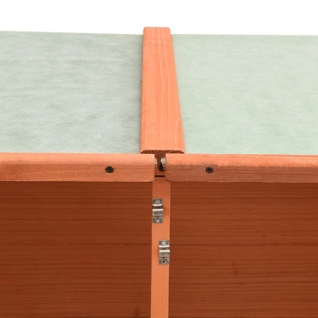 Redskabsskur til haven 136x75x160 cm massivt grantræ - number 9.