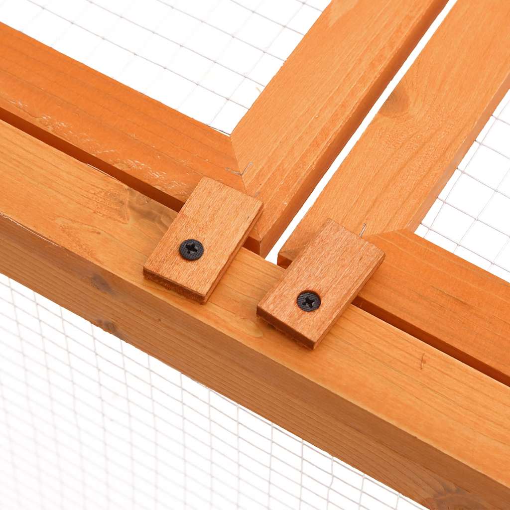 Cage pour animaux d'extérieur 150x100x50 cm bois d'épicéa massif - number 6.