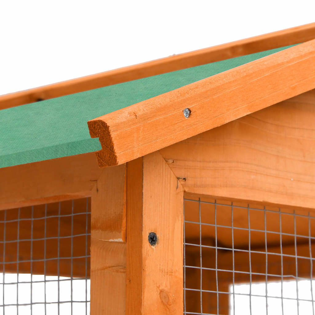 Volière 68x62x166 cm bois d'épicéa massif - number 6.