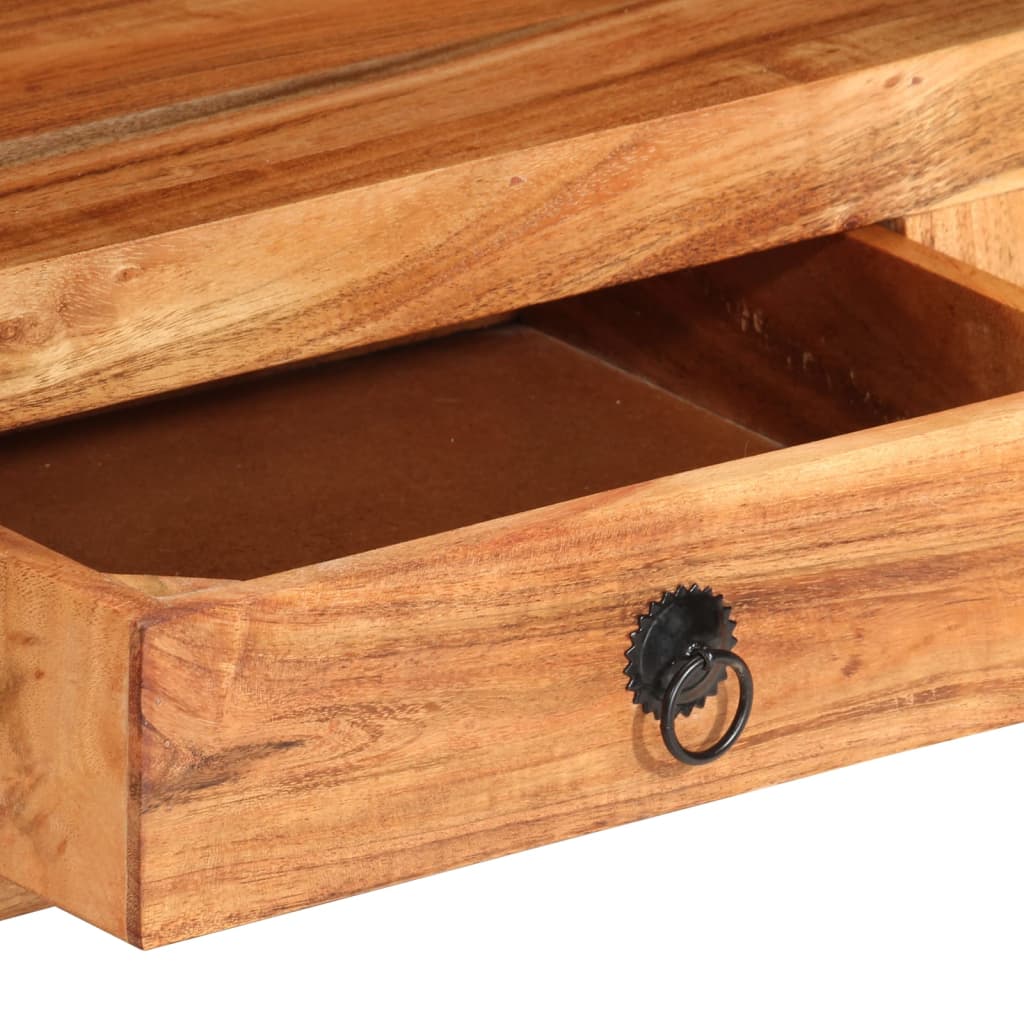 Stolik rtv 110x30x40 cm lite drewno akacjowe - number 6.