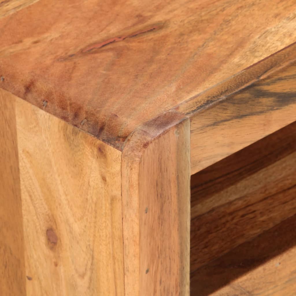 Stolik rtv 110x30x40 cm lite drewno akacjowe - number 5.