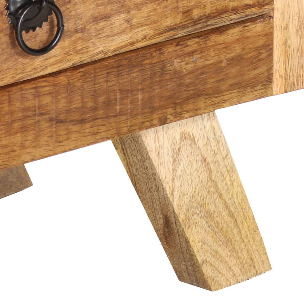 Tv-bord 110x30x40 cm massivt mangotræ - number 6.