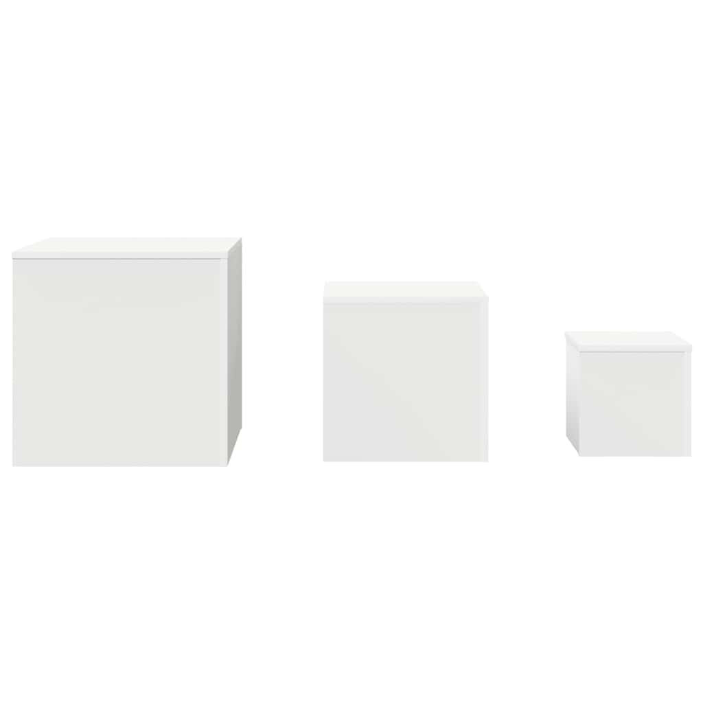 Części stolików bocznych z drewna klejonego - białe, 3 - number 6.