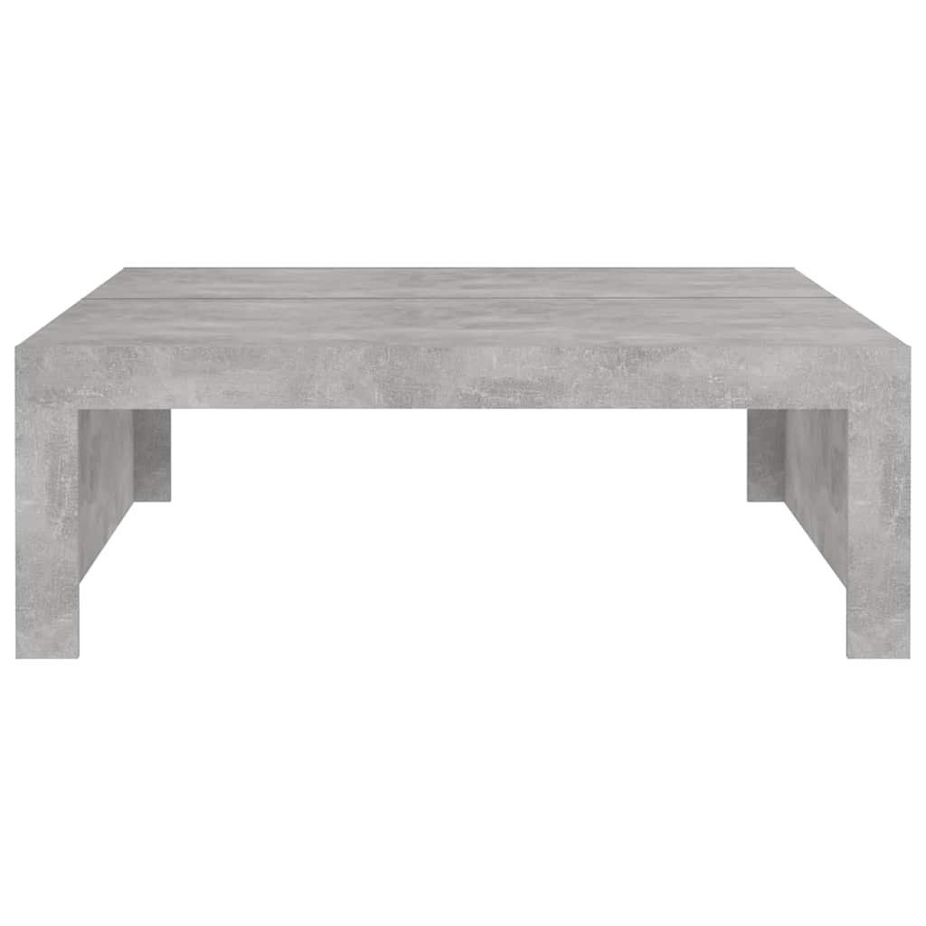 Coffee table 100x100x35 cm engineered wood - concrete grey, 1 - number 5.