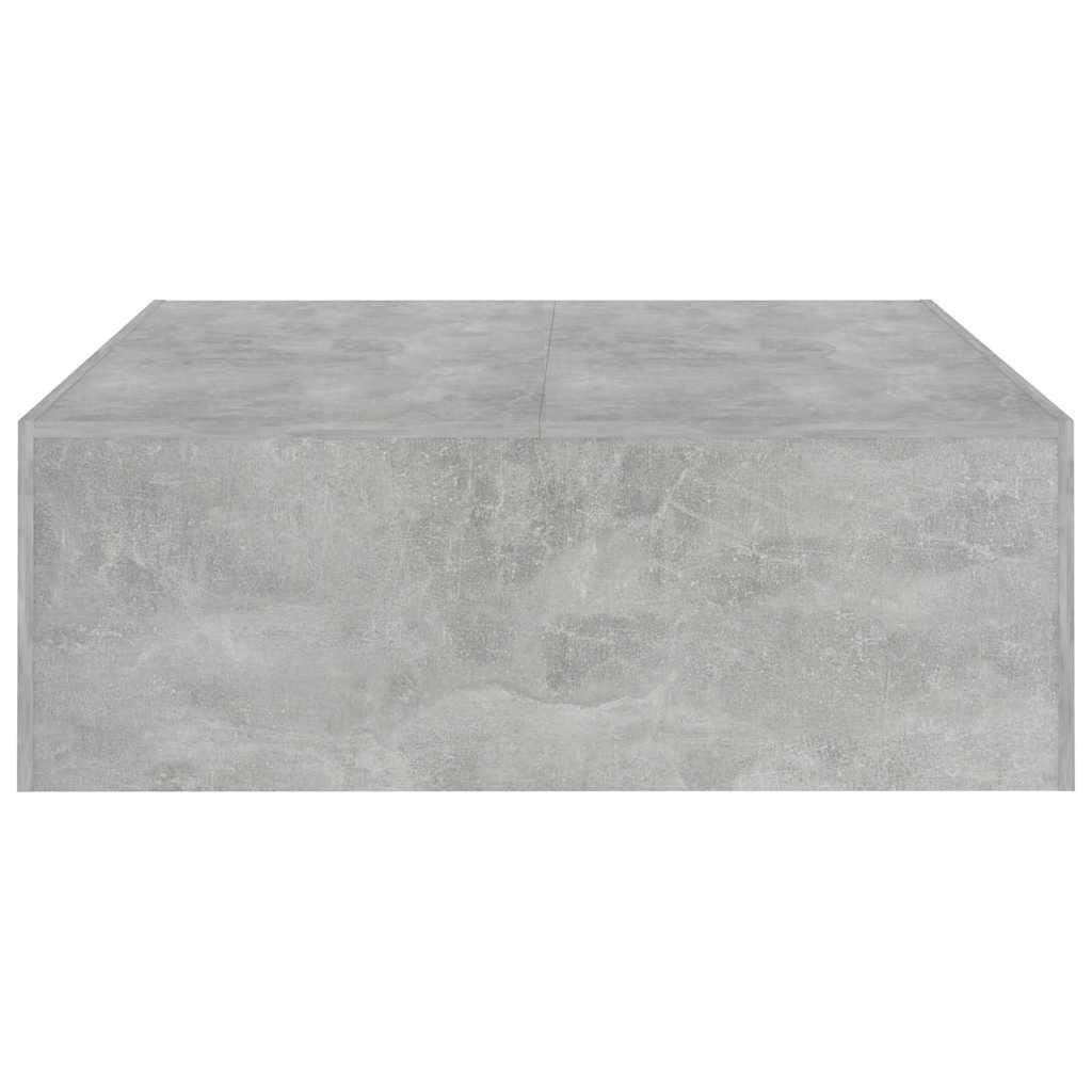 Coffee table 100x100x35 cm engineered wood - concrete grey, 1 - number 6.