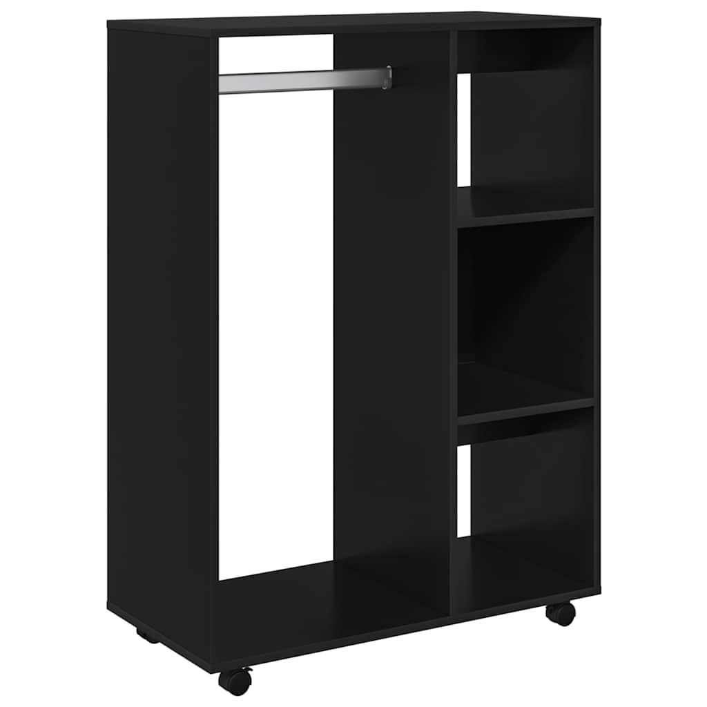 Ormar 80x40x110 cm konstruirano drvo - crni, 1 - number 2.