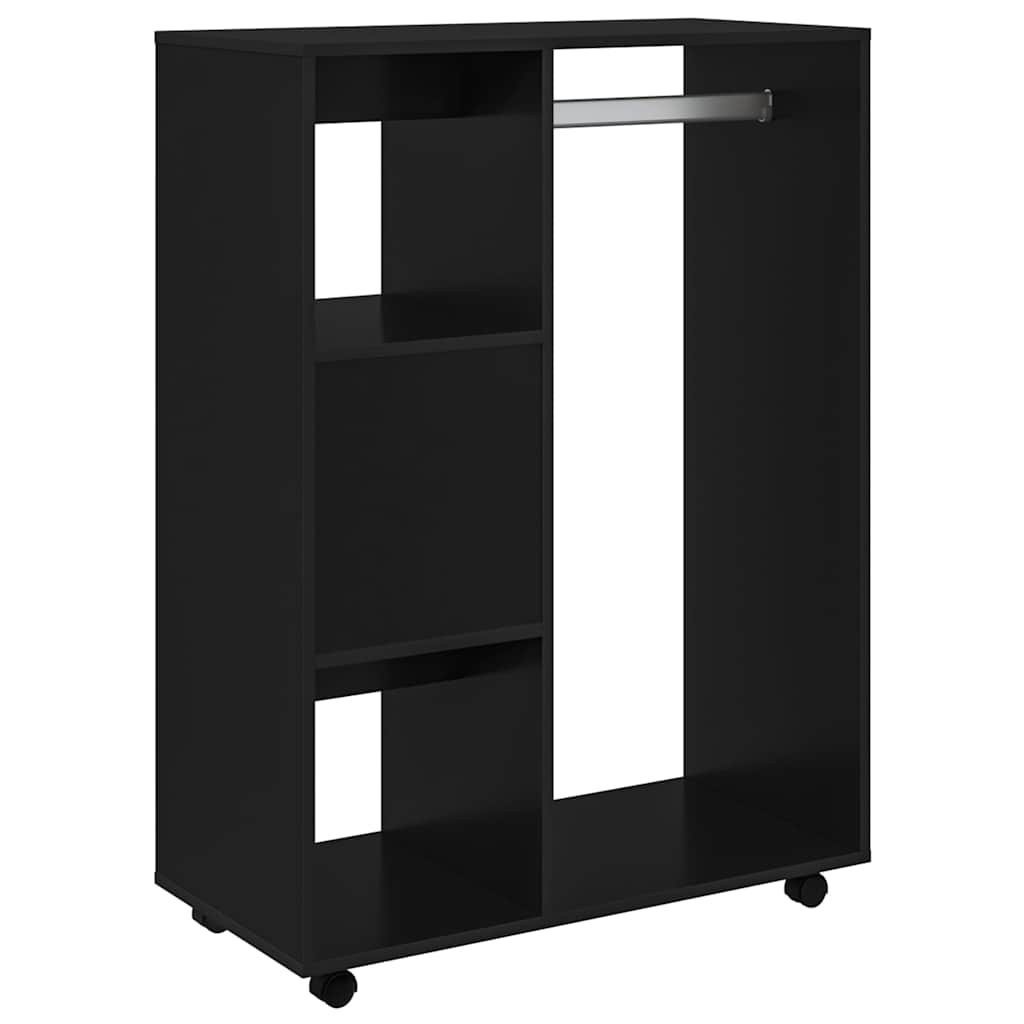 Ormar 80x40x110 cm konstruirano drvo - crni, 1 - number 5.