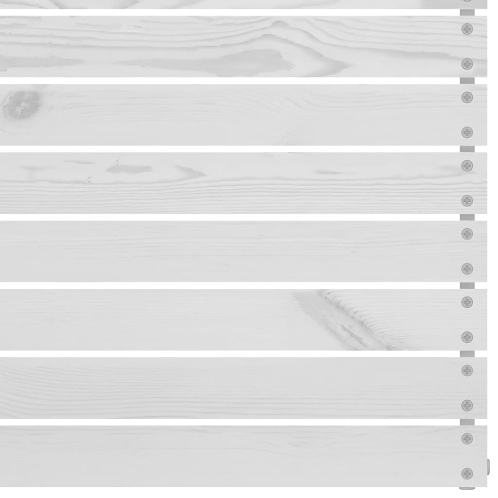 Komplet wypoczynkowy do ogrodu 4 części lita sosna - biały, 1 - number 9.