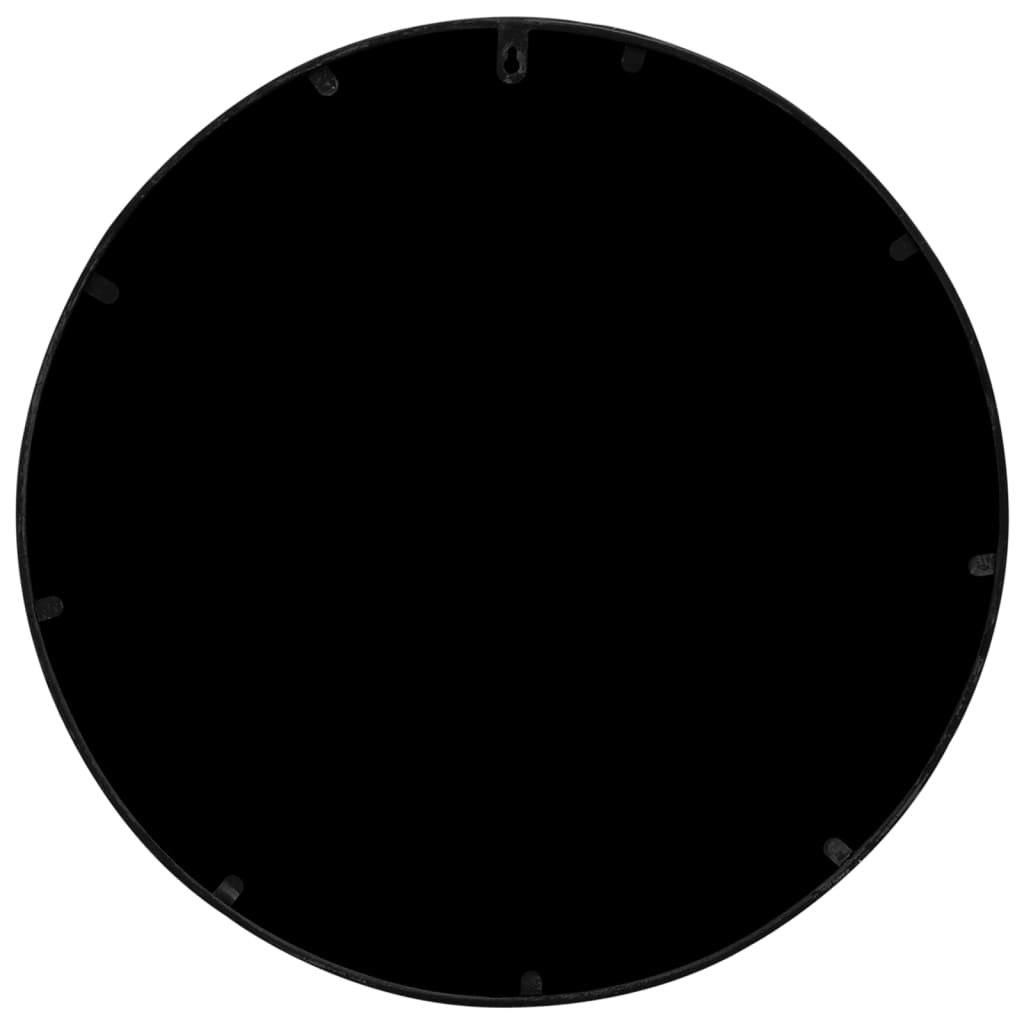 Miroir rond en fer - noir, 40 x 3 cm, 1 - number 4.