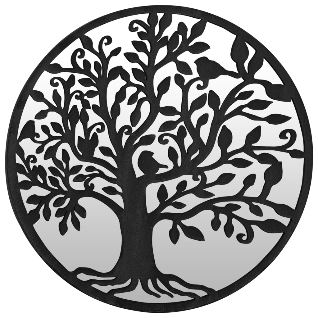 Spejl 60x2,5 cm rundt jern - sort, 60 x 2.5 cm, 1 - number 2.