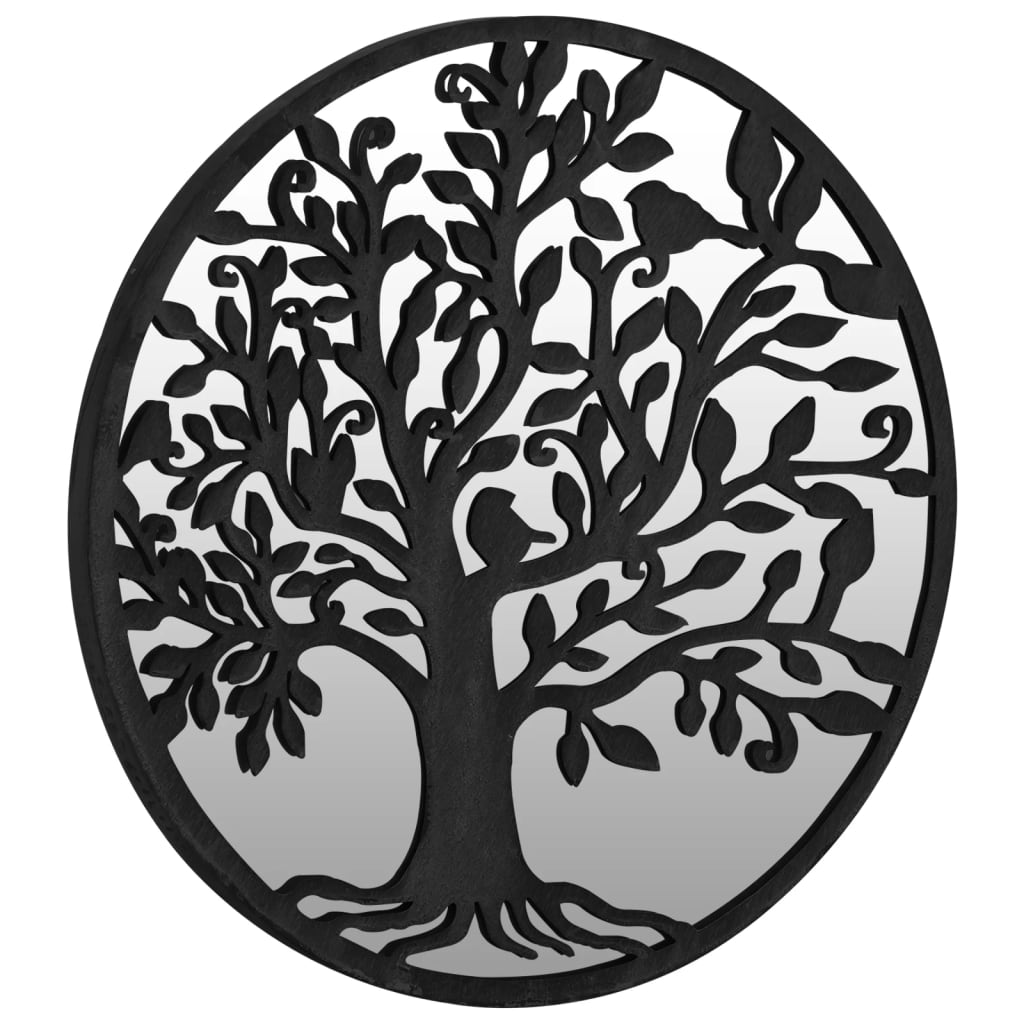 Spejl 60x2,5 cm rundt jern - sort, 60 x 2.5 cm, 1 - number 3.