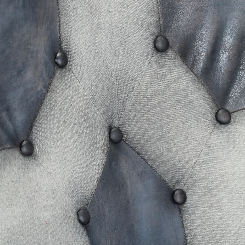 Fotel szary - jasnoszary i ciemnoszary, 1, skóra naturalna - number 8.