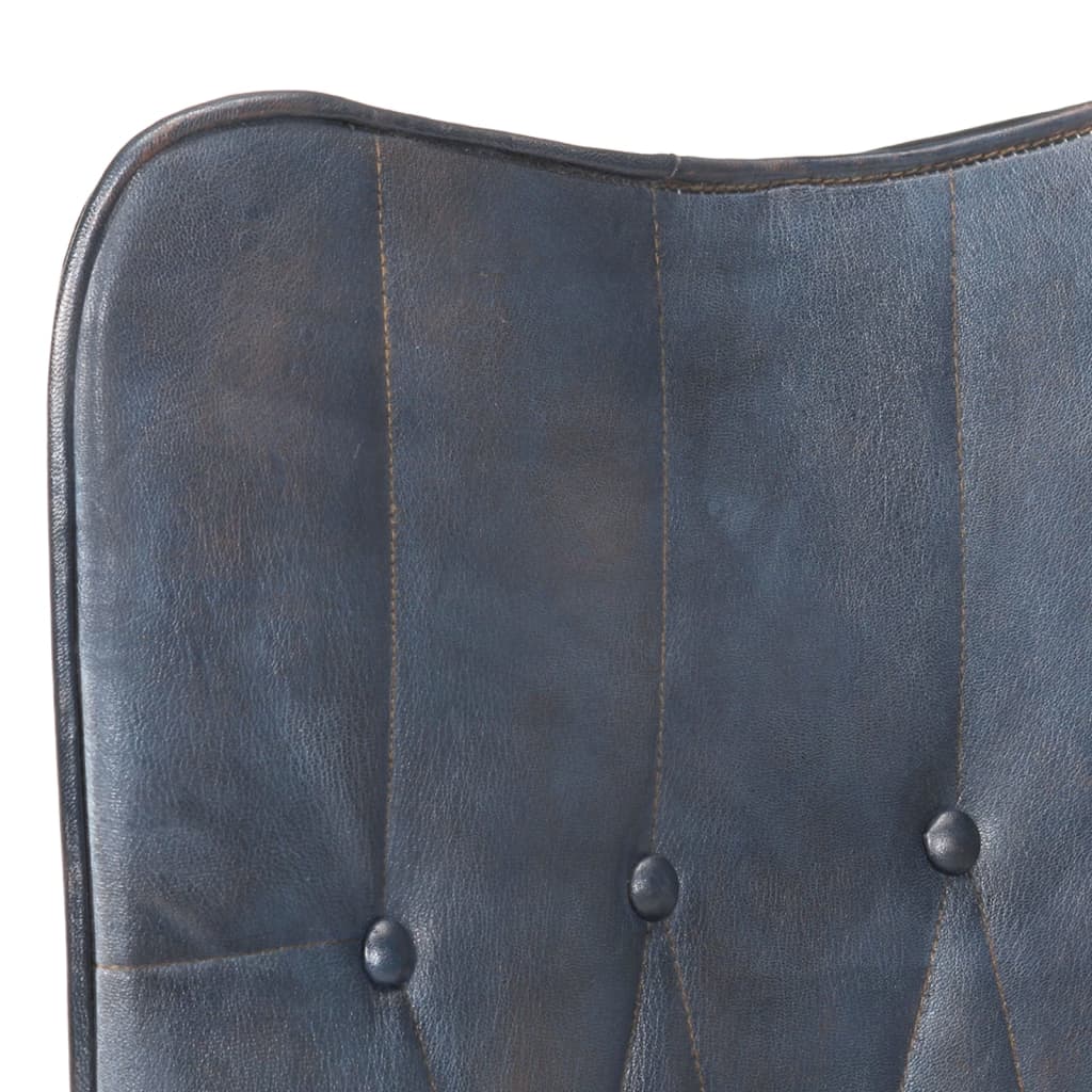 Fotel skóra naturalna szary - number 5.