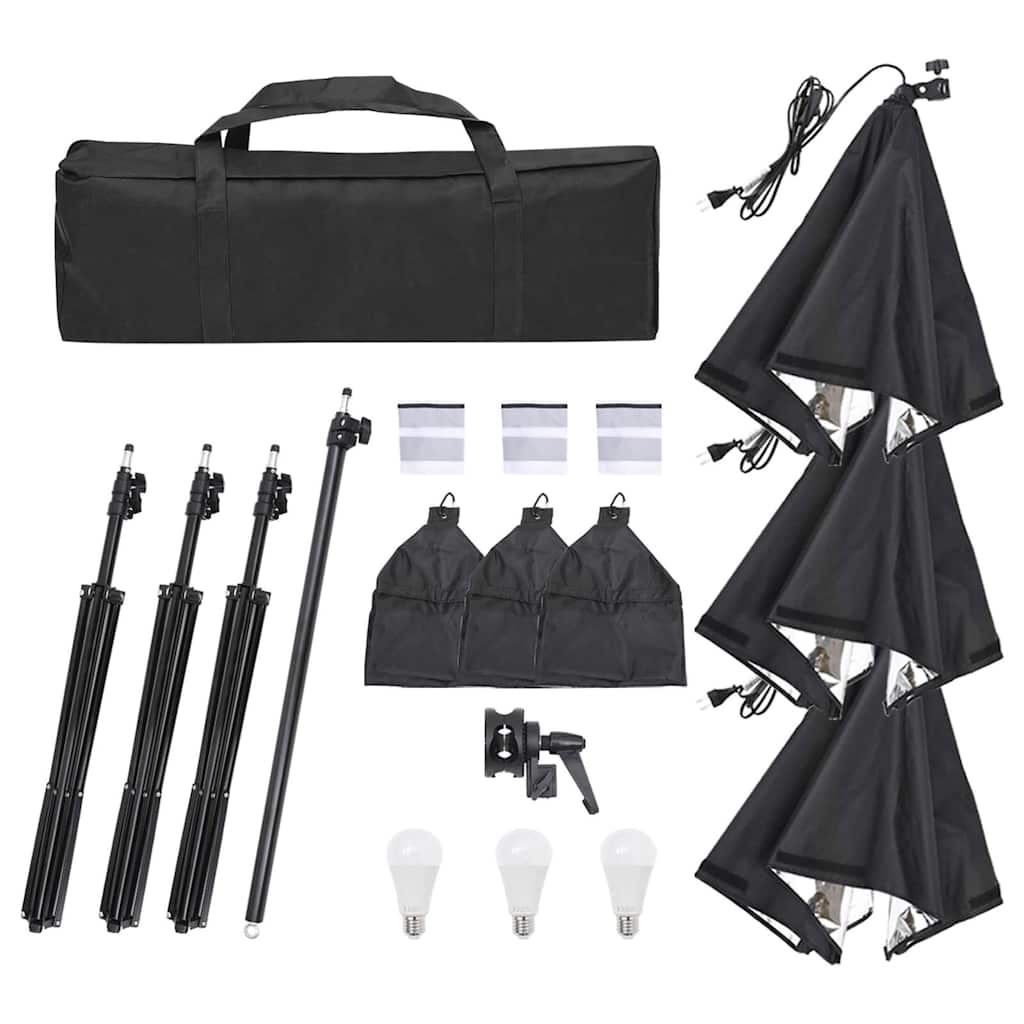 Rasvjetni set za foto studio sa stalkom i softboxom - number 8.