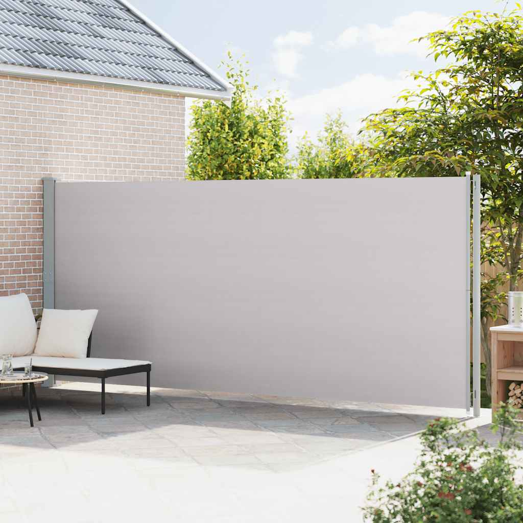 Rollable side awning for the terrace - gray, 200 x 600 cm, 1 - number 3.
