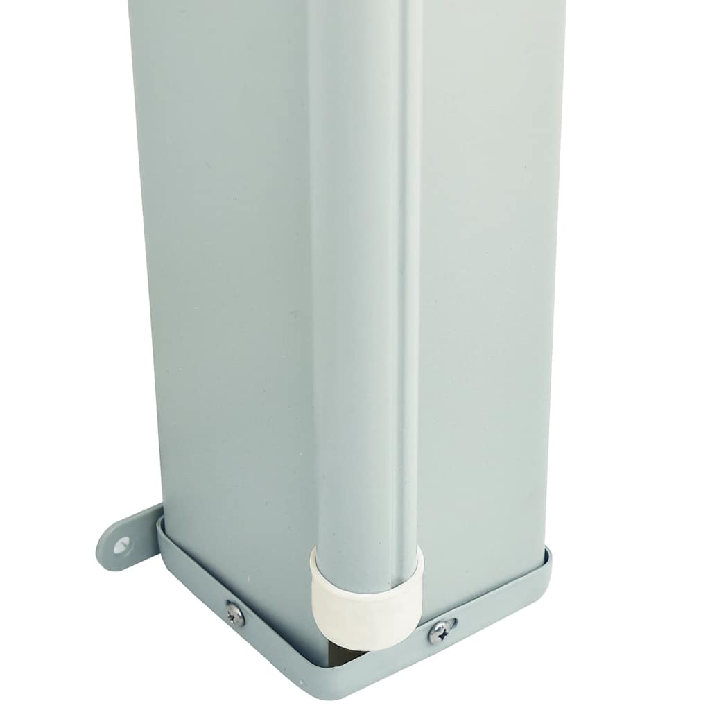 Sammenrullelig sidemarkise til terrassen 180x600 cm cremefarvet - number 8.