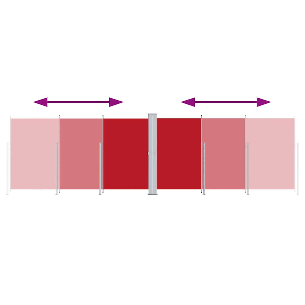 Rolo bočna tenda - crvena, 180 x 600 cm, 1 - number 3.