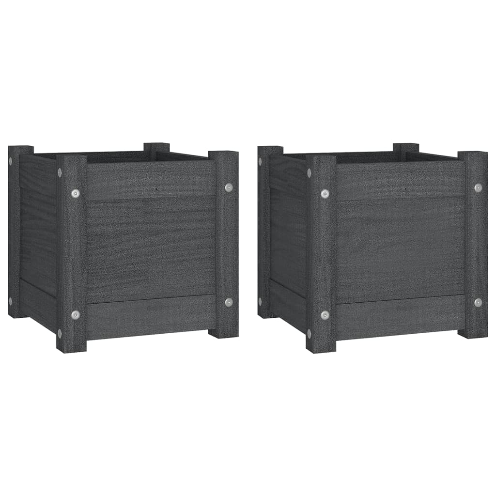 Kutije za biljke kom. 31x31x31 cm puna borovina - number 2.