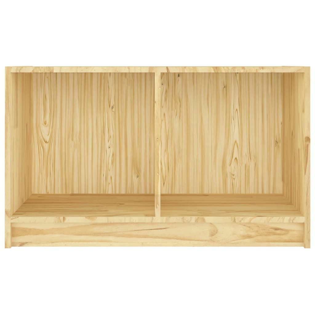 Tv-bord 70x33x42 cm massivt fyrretræ - naturfarvet, 1 - number 5.