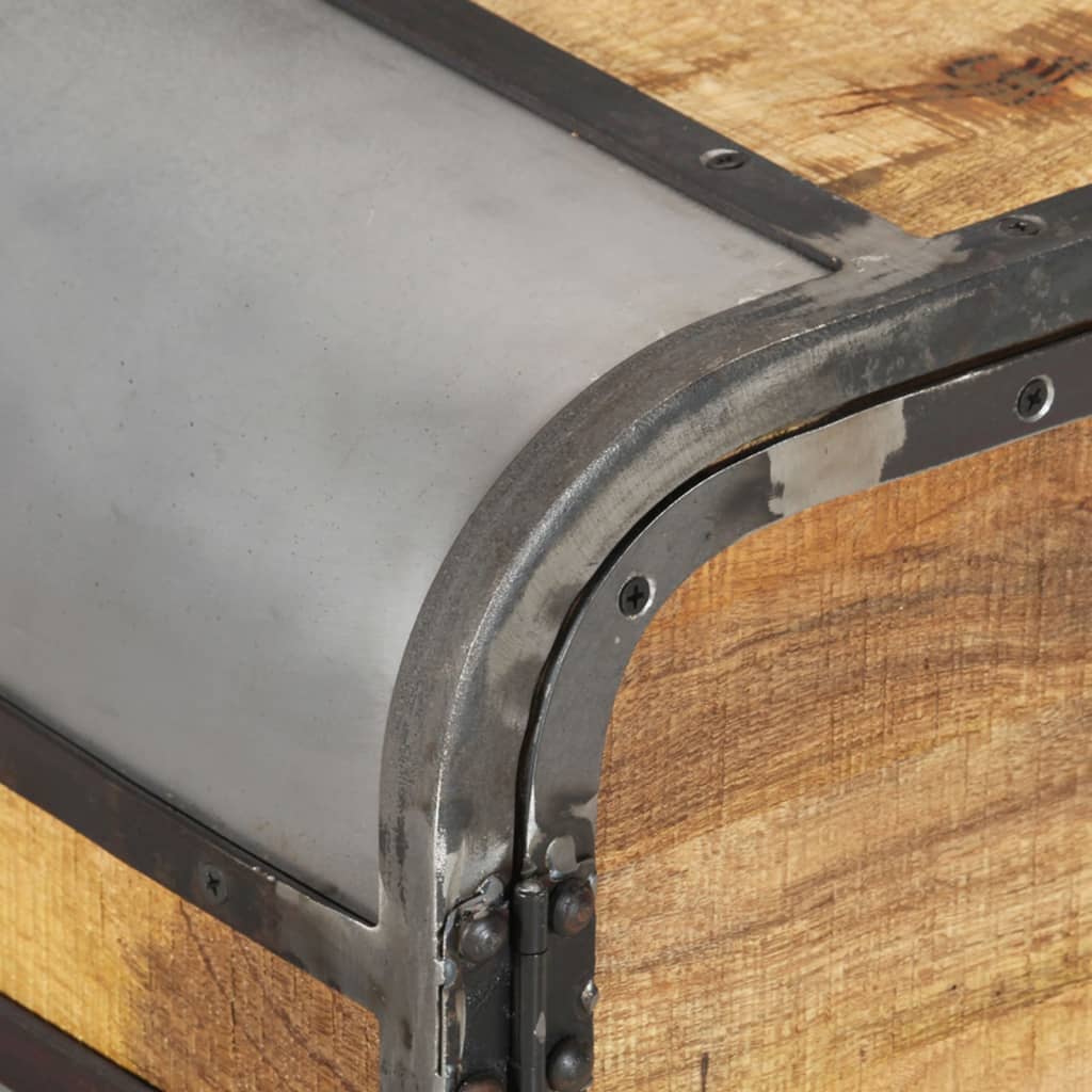 Tv-bord 110x30x42 cm massivt mangotræ - number 6.