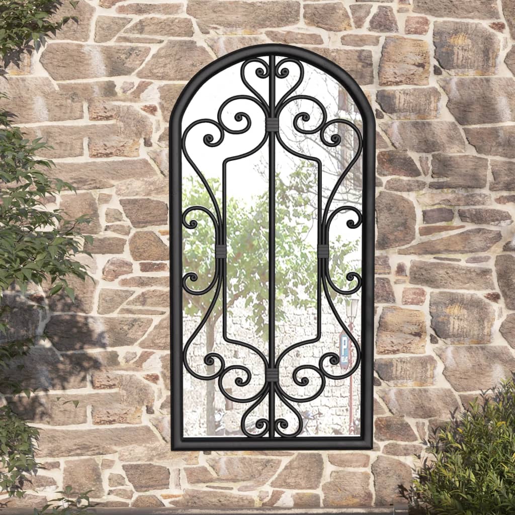 Garden mirror iron - black, 70 x 30 cm, 1 - number 1.