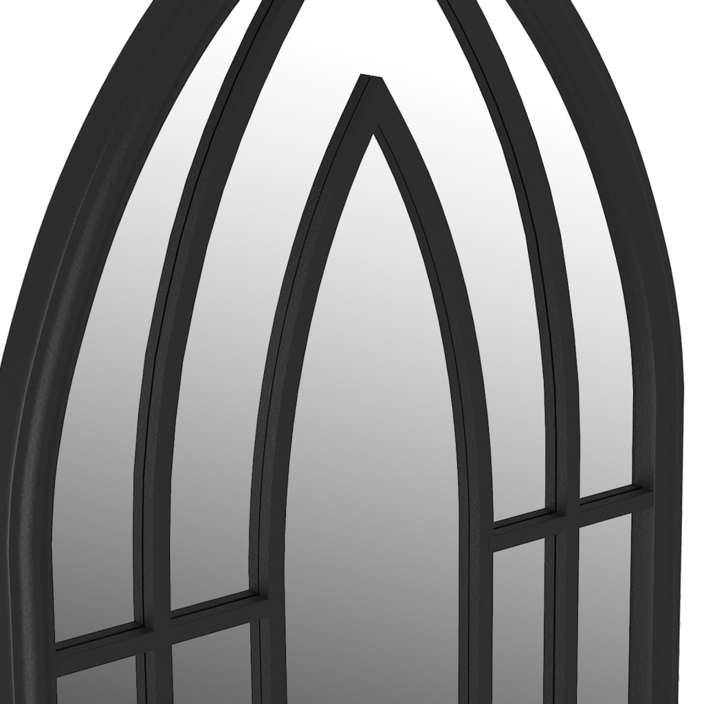Garden mirror iron - black, 70 x 30 cm, 1 - number 5.