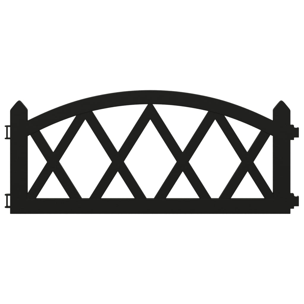 Græskanter 17 stk. 10 m pp sort - number 4.