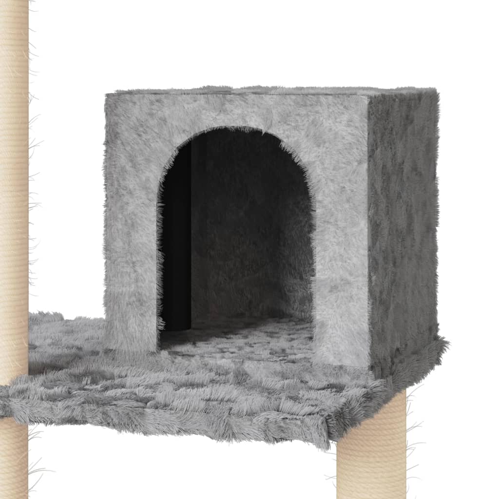 Arbre à chat avec poteaux en sisal 119 cm - number 6.