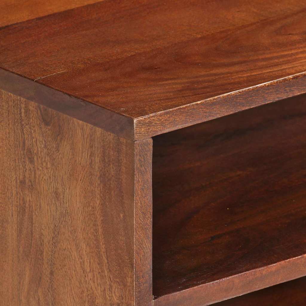 Tv-skab 140x30x35 cm massivt akacietræ - number 8.