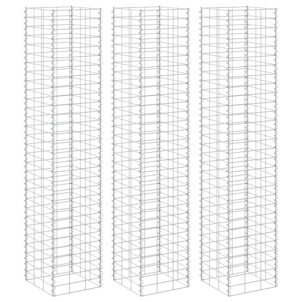 Gabion high bred 3 pcs. 30x30x200 cm željezo - 30 x 30 x 200 cm (3 komada), 1 - number 1.