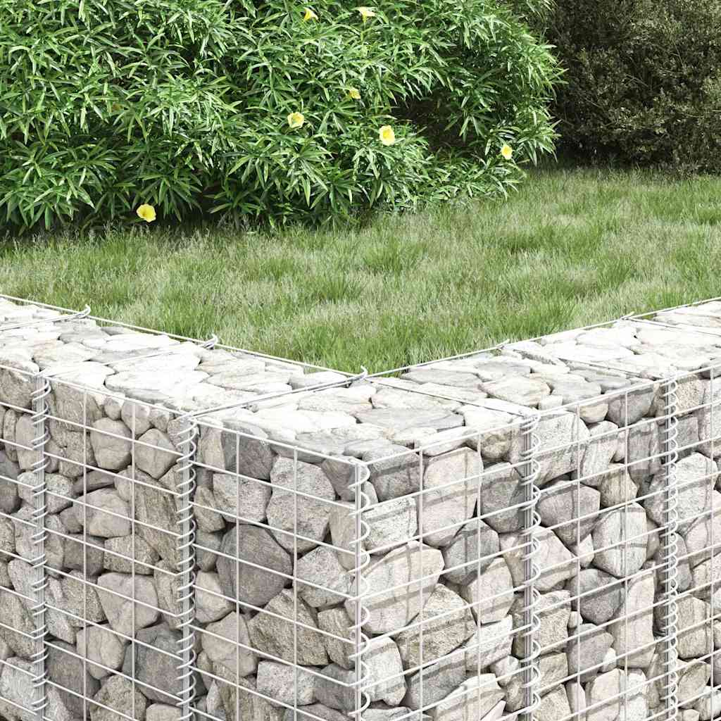 Gabion-high-bed 3 pcs. 30x30x200 cm iron - 30 x 30 x 200 cm (3 pieces), 1 - number 5.