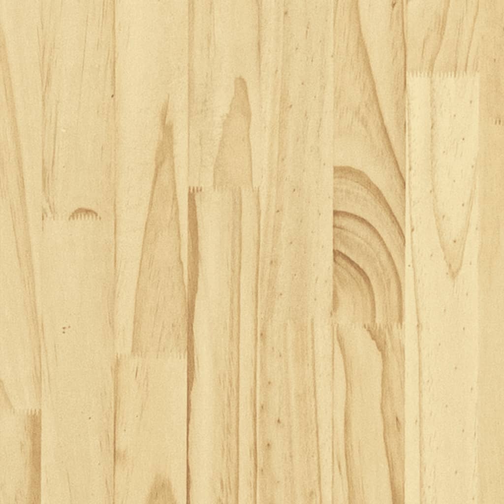 Sengeramme massivt fyrretræ - naturfarvet, 180 x 200 cm - number 7.