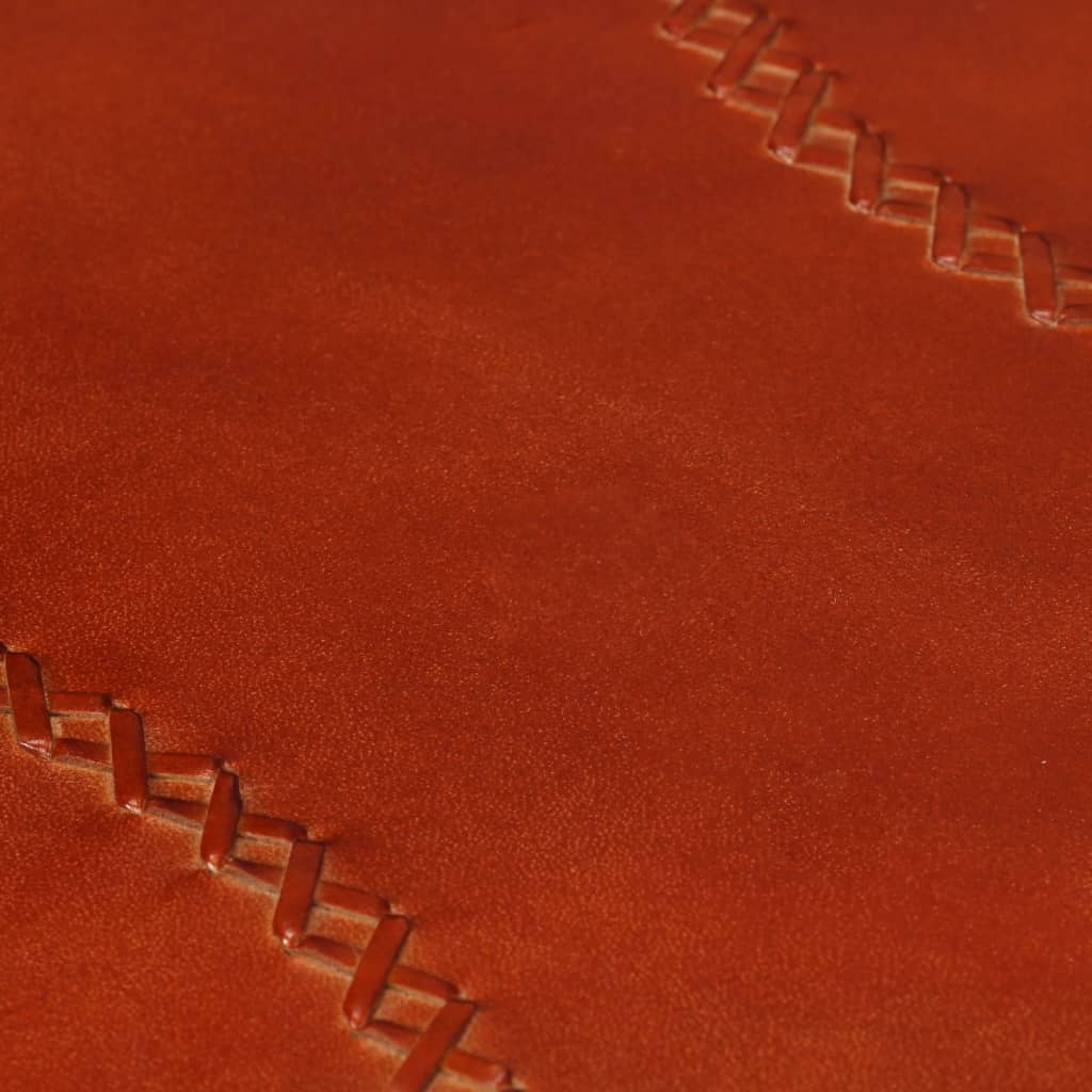 Barstole 2 stk. ægte gedeskind sort og brun - number 7.