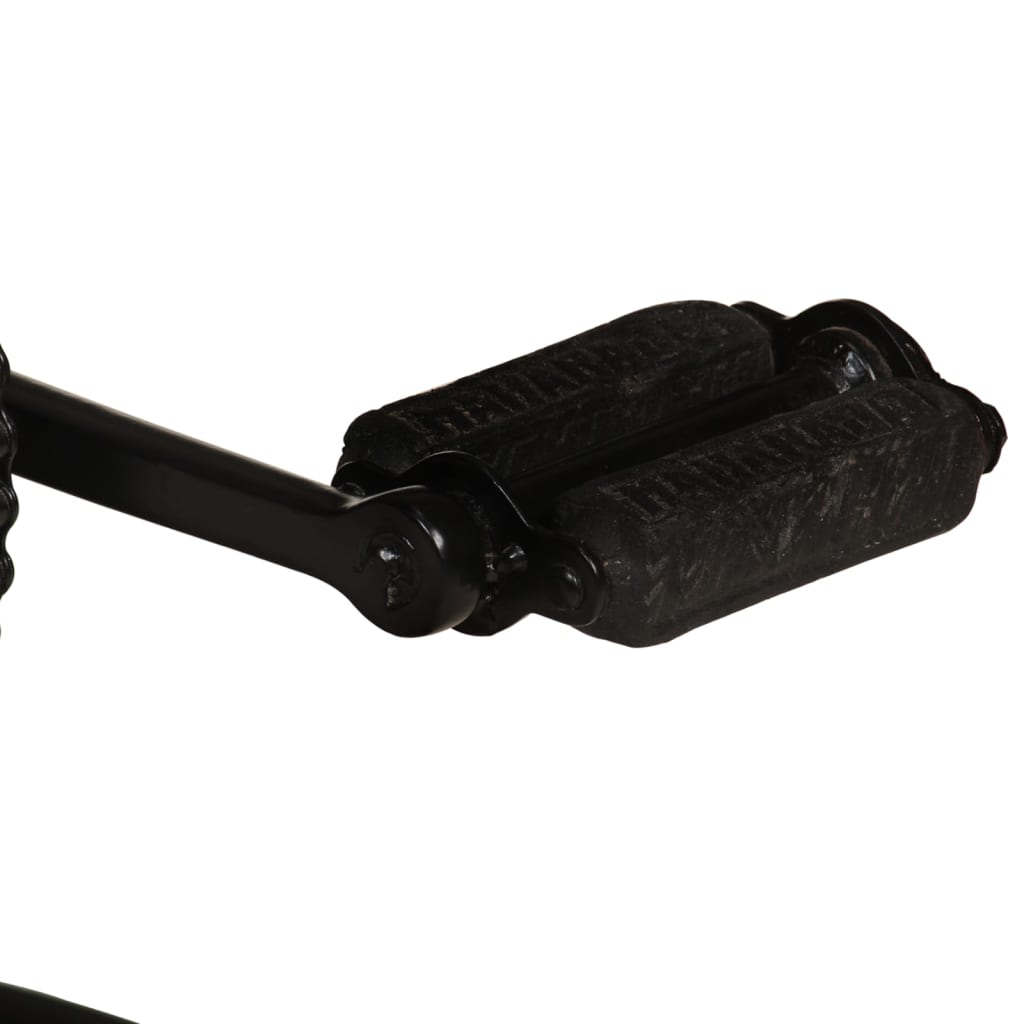 Barstole 2 stk. ægte gedeskind sort og brun - number 9.