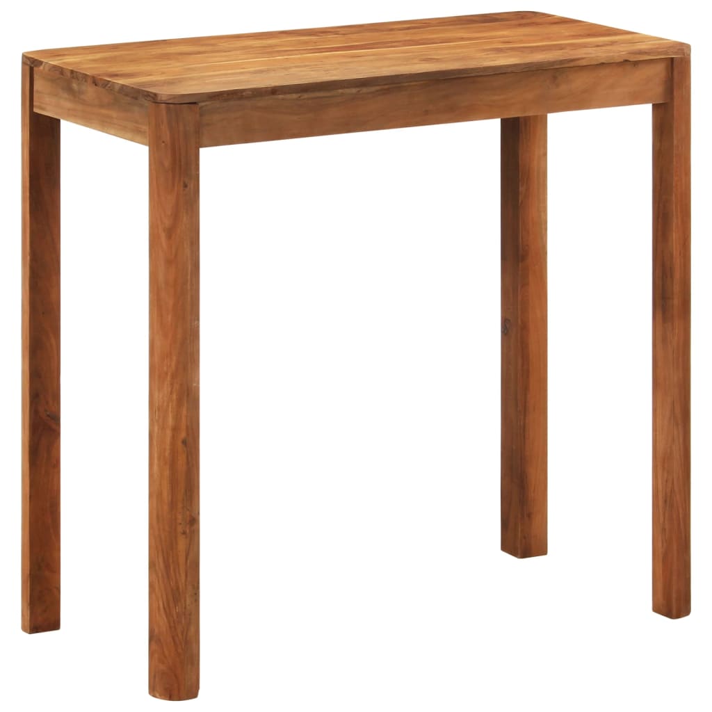 Barbord 110x55x106 cm massivt akacietræ med honningfinish - number 11.