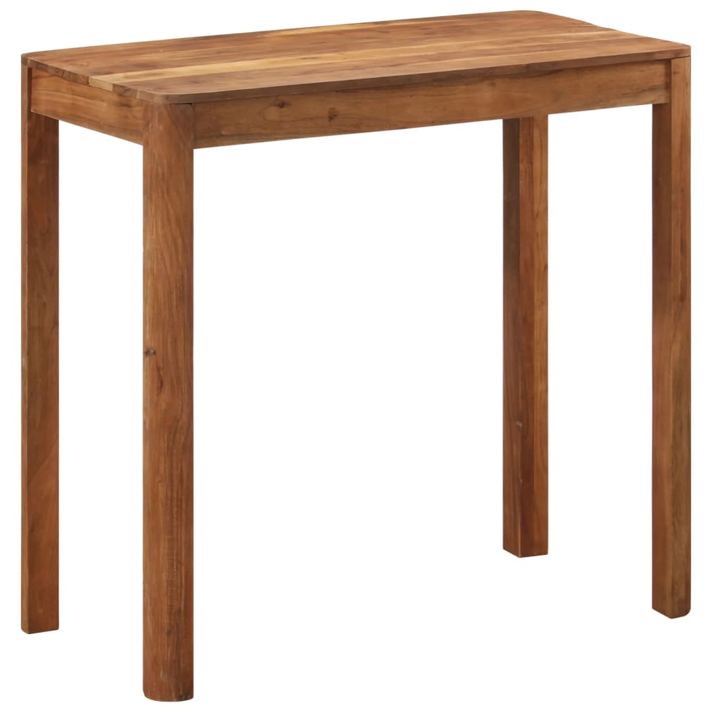 Barbord 110x55x106 cm massivt akacietræ med honningfinish - number 12.