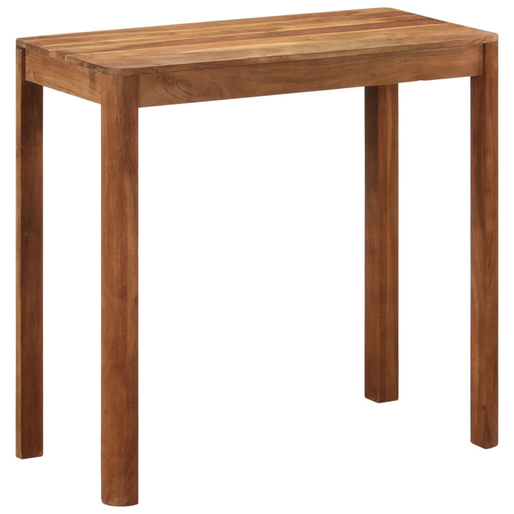 Barbord 110x55x106 cm massivt akacietræ med honningfinish - number 10.