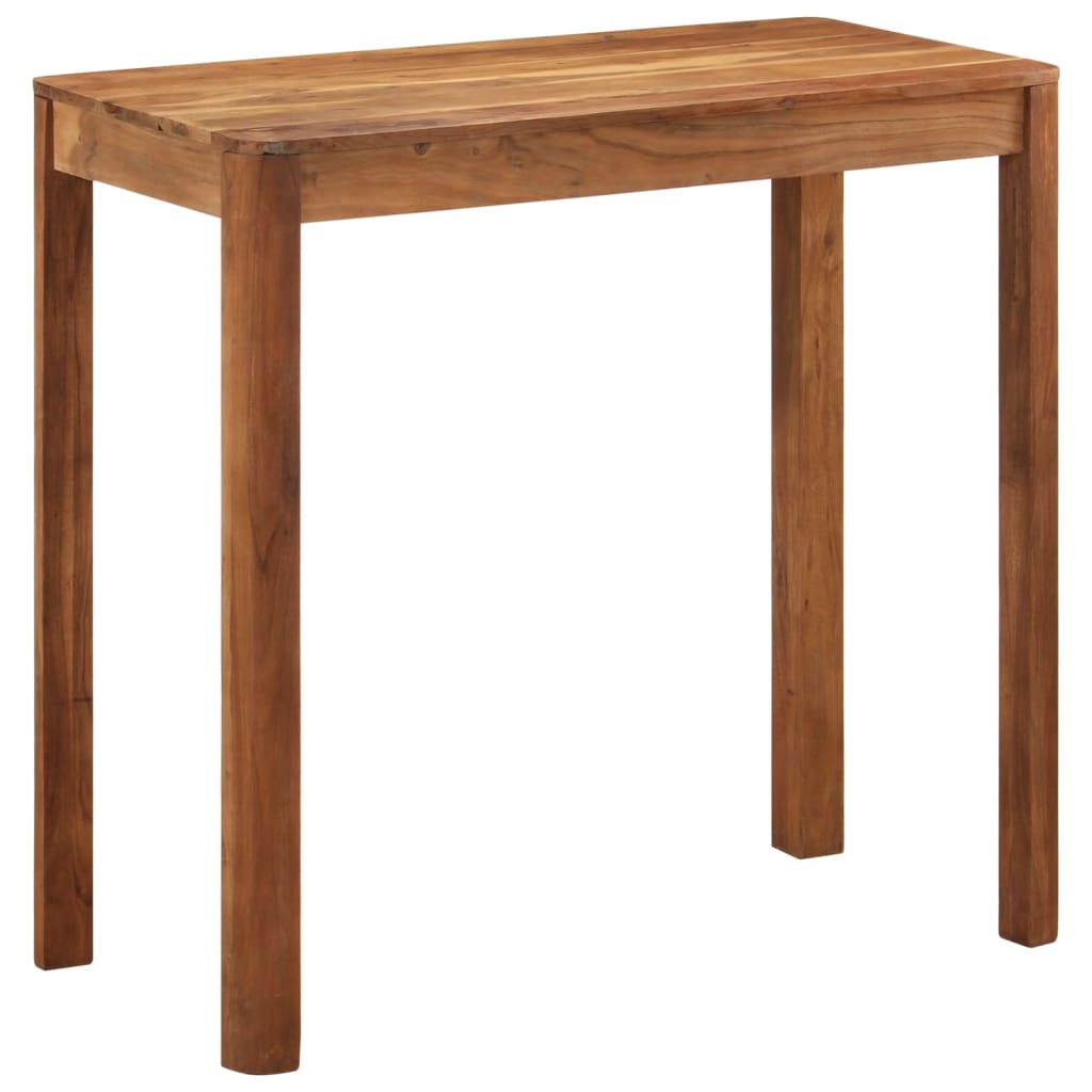 Barbord 110x55x106 cm massivt akacietræ med honningfinish - number 9.