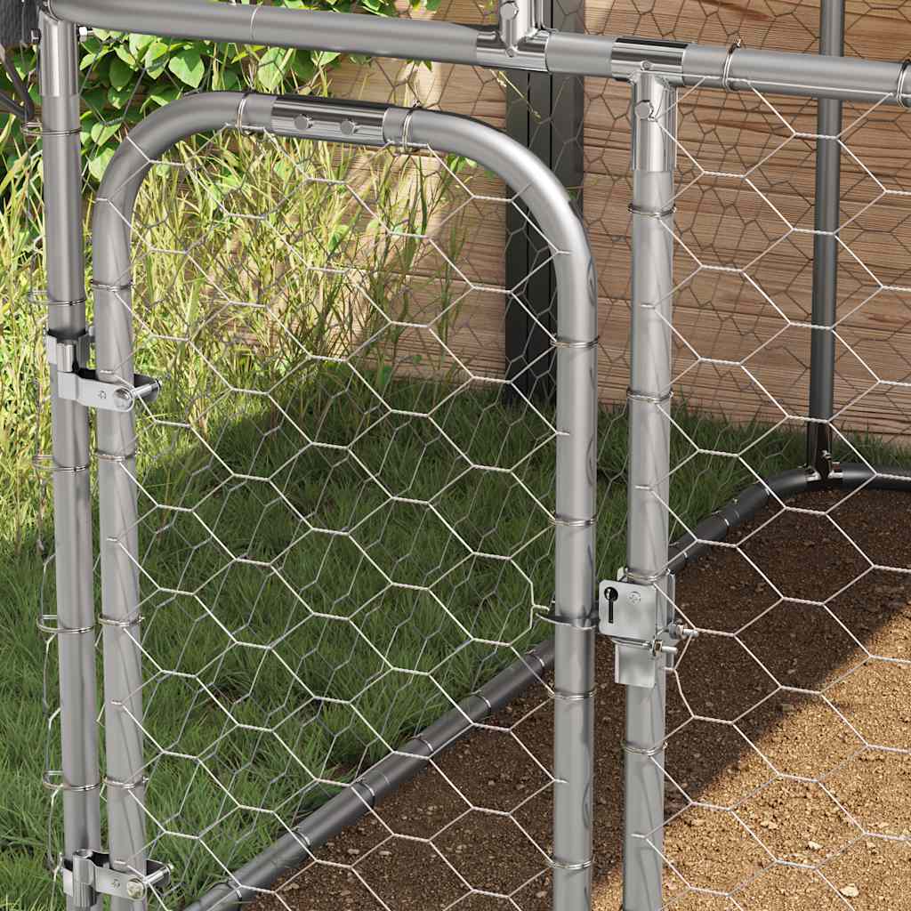 Cage pour chien d'extérieur avec toit - 400 x 100 x 150 cm, 1 - number 4.
