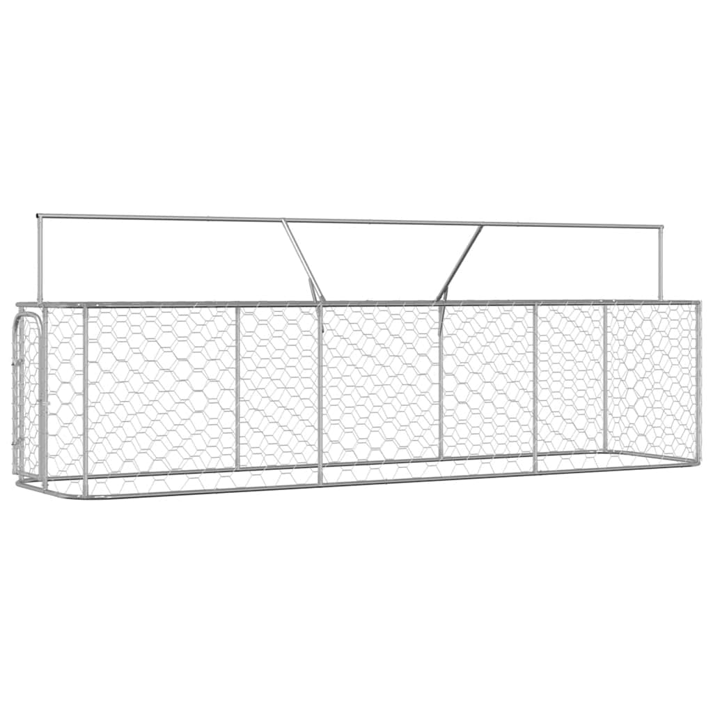 Cage pour chien d'extérieur avec toit - 400 x 100 x 150 cm, 1 - number 7.