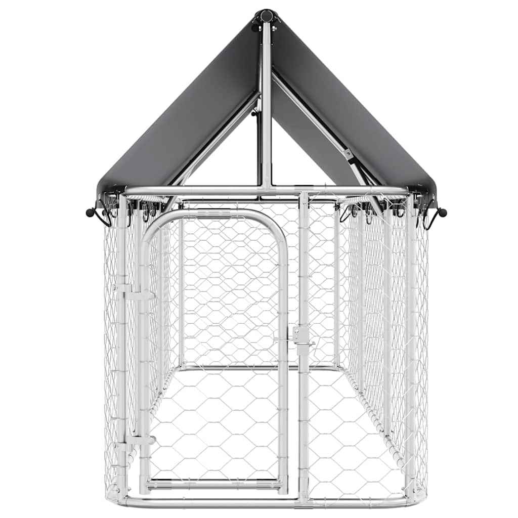 Cage pour chien d'extérieur avec toit - 400 x 100 x 150 cm, 1 - number 6.